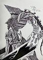 Inktober 2022, Day 27 Rakanoth by Alcho
