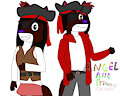 Princess and Genderbent Prince as Pirates
