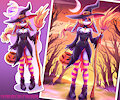 Witch Ingrid Halloween Poster and Sticker!🎃