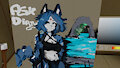 Vr chat art - Krystal