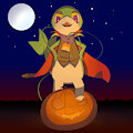 Halloween snivy by 0nym