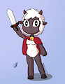 cult of the lamb fanart by Dominickjp