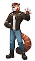 Red Panda Commission by Virieg