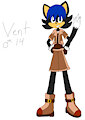 Vent the Hedgecat by RoxasTheCat