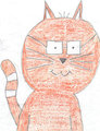 My First Picture: Myself As a Cat by JustBored3