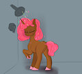 Taking a sprinkle shower! by MostValuedPony