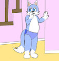Marvin the blue fox.