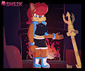 Sally Acorn in her Royal Mansion by SuperHyperSonic2000