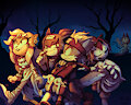 Spooky Halloween Night by DarkHedgie