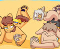 Tickling on the beach by EugeniyBurnt
