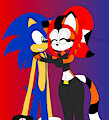 Sonic x Shanguang: Nuzzle by RoxasTheCat