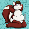 Fluffy BaconSkunk In Undies by LordDominic!