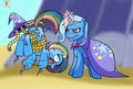Commission: The Great and Powerful Trixie Strikes!