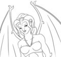 Dawn Line Art