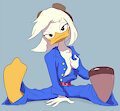 Della Duck (request) by KimiRera