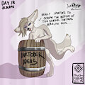 Inktober22 Day 18 - Scrape by PawPrincessArt