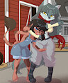 Cow and the Wolf by Safuran