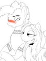 Line Art: Traitor and Purple  by SexyZombie