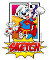 Sketch Super Hero Badges by AngelBlancoArts