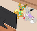 Eevee Movie Night -By NazzNikoNanuke-