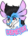 [COMM] Headshot badge for Demeter