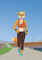 Juniper Foxx, Roland's Girlfriend, Jogging Session by Greenkittylexy