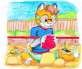 Playing on Sandbox by SilverSimba01