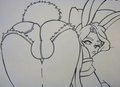 Bunneh Butt!! by silverprince
