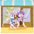Christmas Mall Shopping -By NazzNikoNanuke-