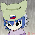 Alai-san walking in the rain in Russia by mayonnaise123456789
