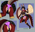 Commission: Kirra the chimera girl