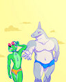 Beachwalk by heckfrog