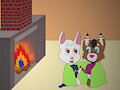 Blankets and fire