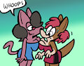 Bumping into the Queen by Bakertoons