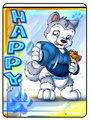 Happy Husky Tag