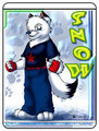 Snow Wolf Tag