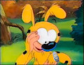 Marsupilami checks his Casio CFX-400 wristwatch by BuddyBoy600alt