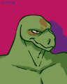 a scowl by heckfrog