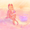 The opossum (￣︶￣). by Djannetur