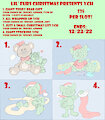 Naughty and Nice Kidfur Christmas YCHs