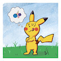 Hungry Pikachu by SrErizo