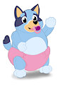 Bluey Fatty Plushy