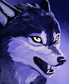 Wolf speedpaint by WerewolfDegenerate