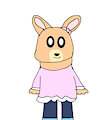 Patty Rabbit In Modern Era Clothing