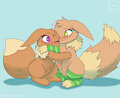Fluff meets Floof by BeanyDraws