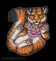 Tiger Lotus Sticker