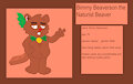 Bimmy Beaverson the Naturist Beaver ref sheet