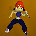 Parappa in Blender