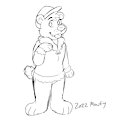 Dipper drawn by Moufy