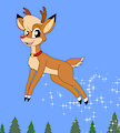 Christmas 2022 - Rudolph 90s Version by KendraEevee